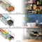 Sorbus 2 Pack Small Clear Stackable Pull-Out Drawers - Organization and Storage Containers for Kitchen, Pantry, Bathroom and More